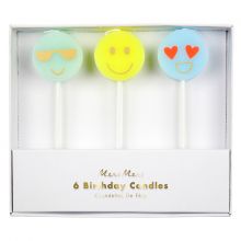 Caketopper Kerzen Emoji