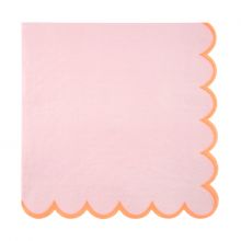 Serviette Pastell Pink 