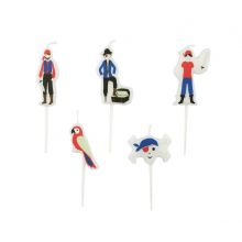 Caketopper Kerzen Piraten