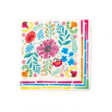 Serviette Boho-Floral
