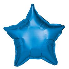 Folienballon Stern blau