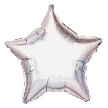Folienballon Stern silber