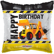Folienballon Happy Birthday Bagger