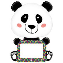 Folienballon Panda, beschreibbar