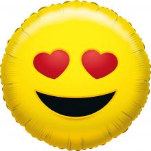 Folienballon Emoji Love