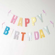 Girlande "Happy Birthday"