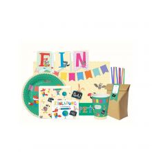 Partybox zur Einschulung - Tierischer Schulspaß