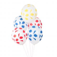 Luftballons bedruckt - Superheld
